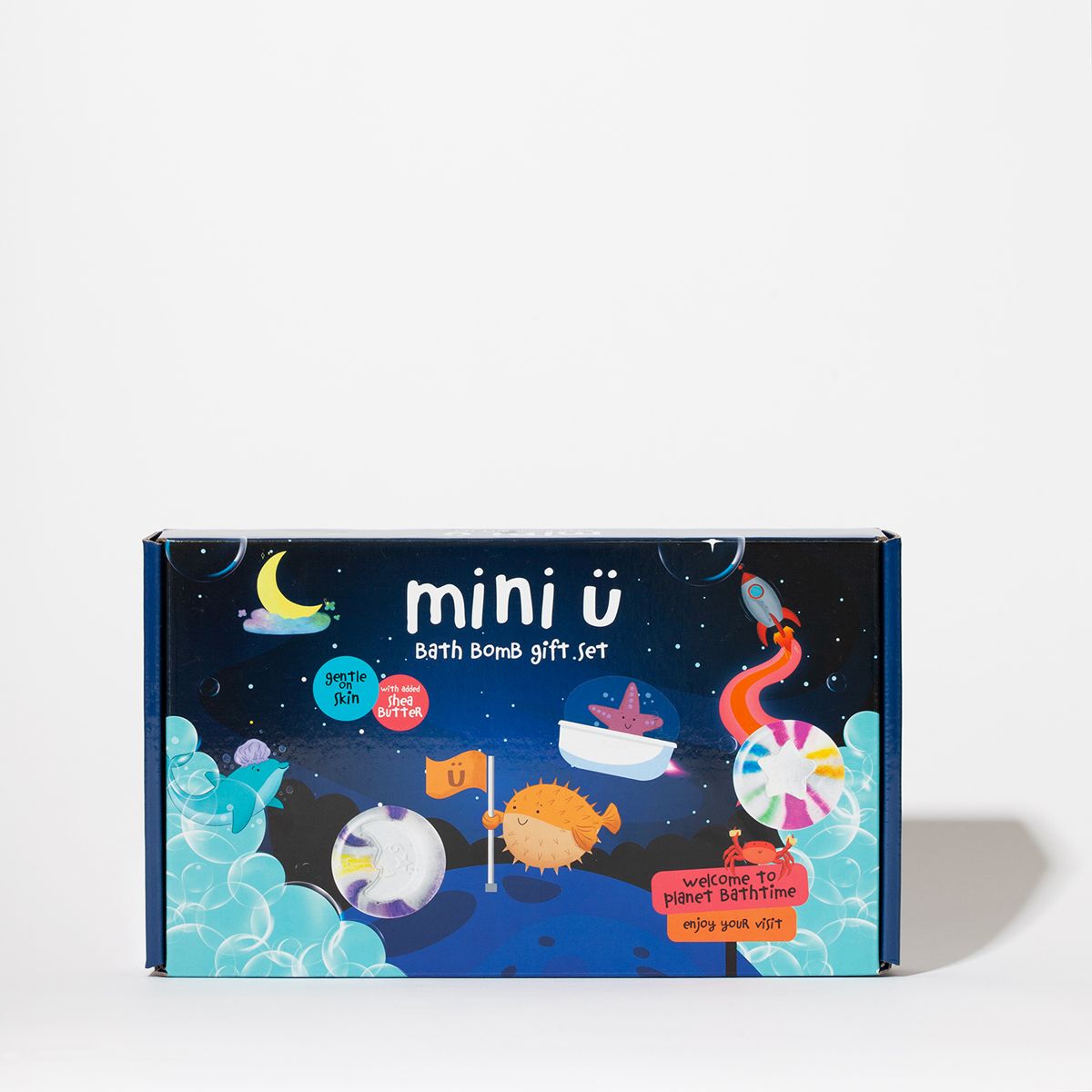 Mini Ü Bath Bomb Gift Set – cadeauset met kinderbruistabletten, zacht voor de huid