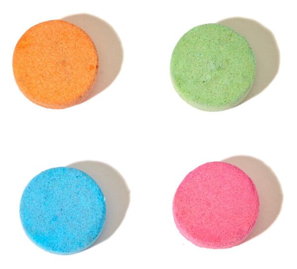 Mini Ü Fizzy Pops – kleurrijke bruisende badtabletten voor kinderen