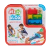 Jelly Blox Creative Kit zachte sensorische blokken, Kind speelt met Jelly Blox Creative Kit, Sensorische bouwblokken gevuld met zand en schuimballetjes