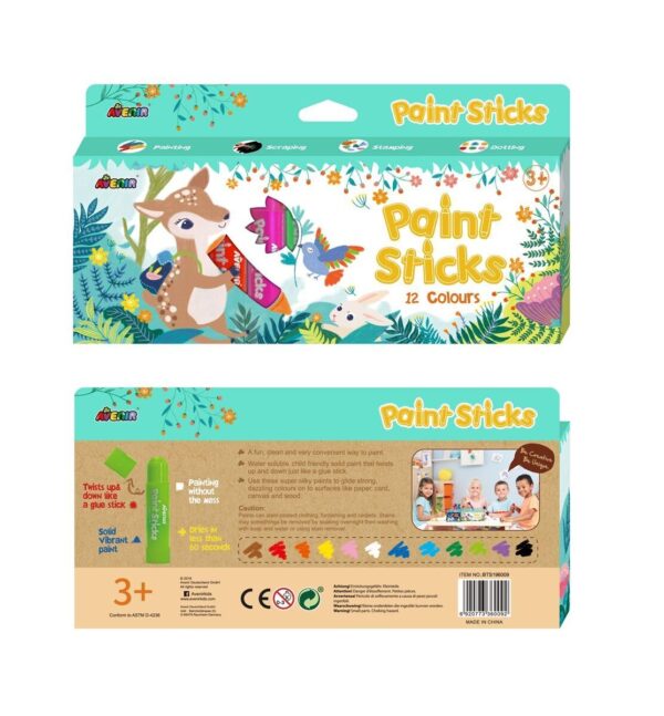 paintsticks 12 pack 12 kleuren