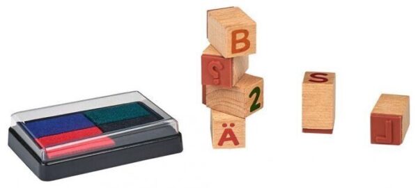 stempelset met cijfers en letters 2