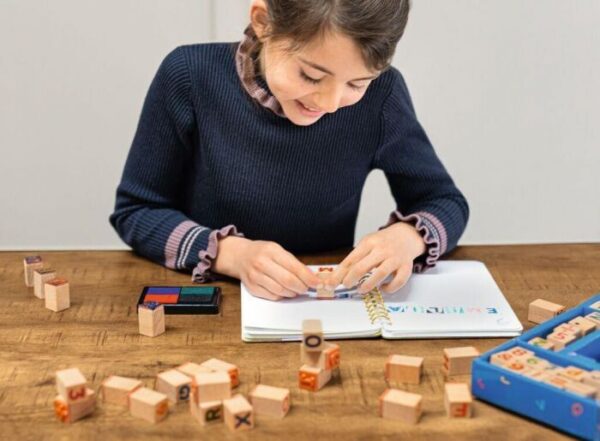 stempelset met cijfers en letters 3