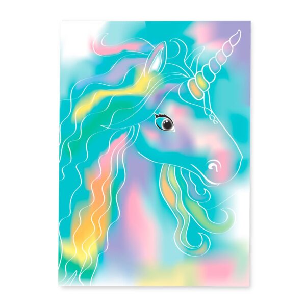 watercolor art eenhoorn 10