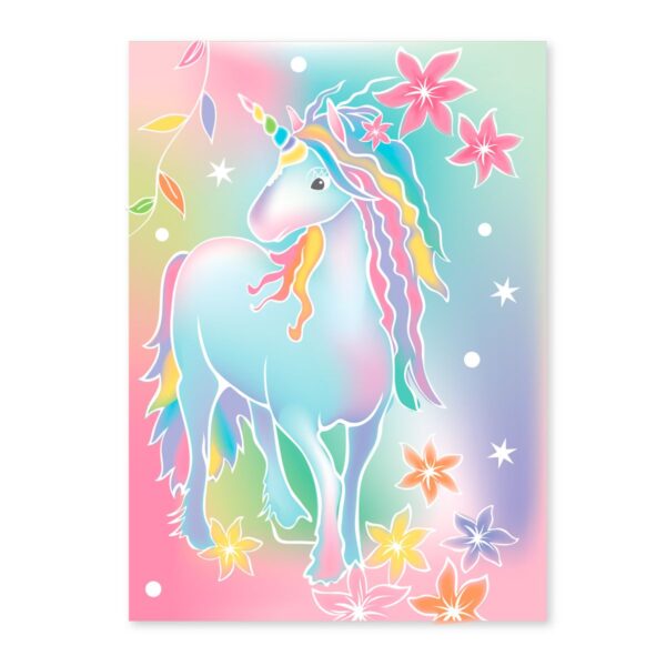 watercolor art eenhoorn 12